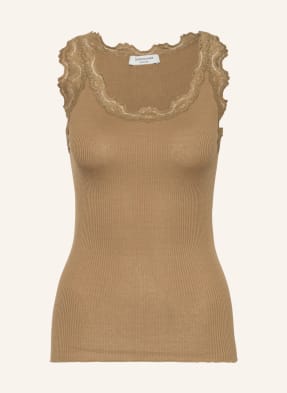 rosemunde Seidentop BABETTE mit Spitze