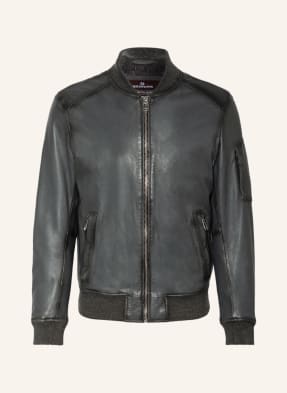 MILESTONE Leather jacket MSVIBOLO