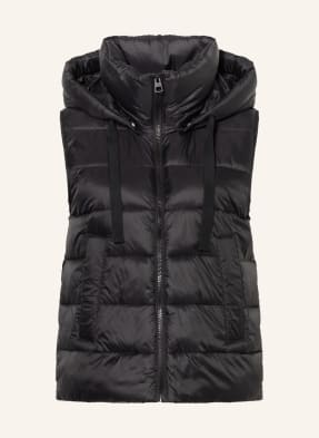 Marc O'Polo Quilted vest with removable hood 