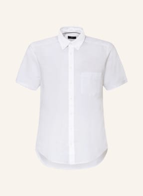 STROKESMAN'S Short sleeve shirt regular fit with linen 