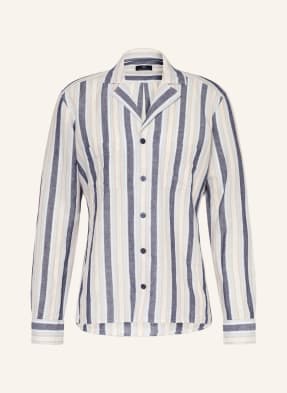 STROKESMAN'S Resort shirt regular fit with linen