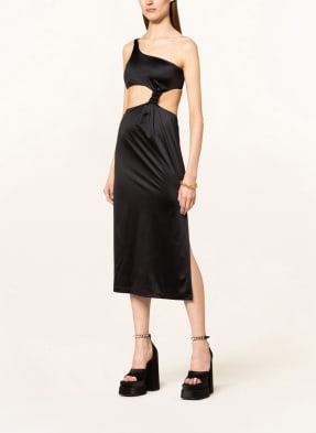 VERSACE One-shoulder dress with cut-outs