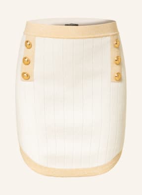 BALMAIN Strickrock mit Glitzergarn