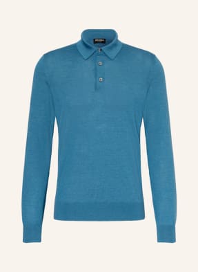 ZEGNA Knitted polo shirt in cashmere