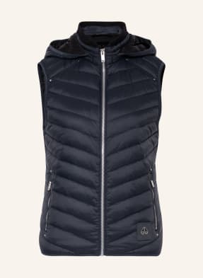 MOOSE KNUCKLES Down vest AIR DOWN with removable hood