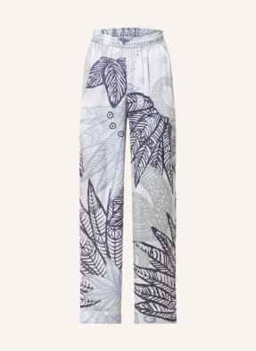 HEMISPHERE Wide leg trousers FLORA in silk