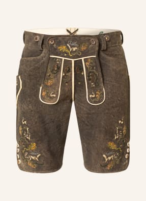 BECKERT Spodnie skórzane w stylu ludowym HOCHKÖNIG