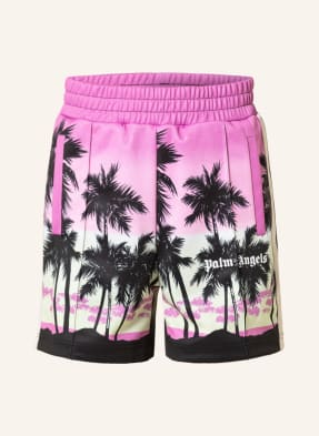 Palm Angels Shorts with tuxedo stripes