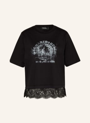 DSQUARED2 T-shirt with lace