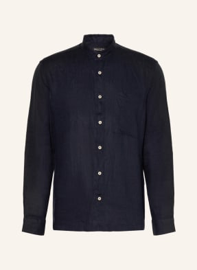 Marc O'Polo Linen shirt regular fit with stand-up collar