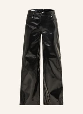 ONLY Wide leg trousers in leather look