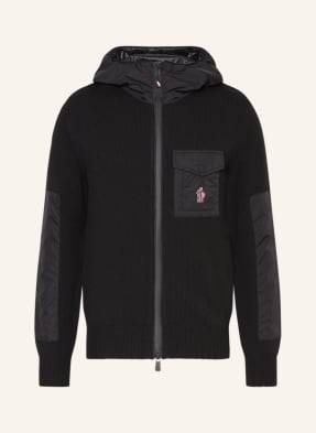 MONCLER GRENOBLE Cardigan in mixed materials