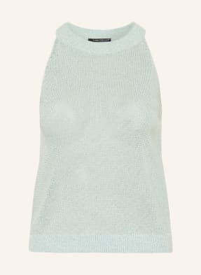 LUISA CERANO Knit top with glitter thread