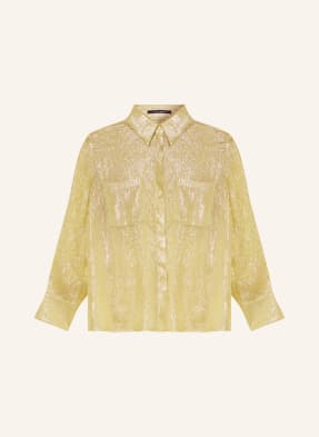 LUISA CERANO Shirt blouse with glitter thread