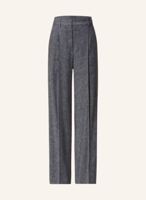 LUISA CERANO Wide leg trousers made of linen