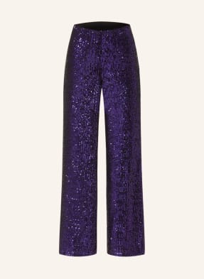 V by Vera Mont Wide leg trousers with sequins