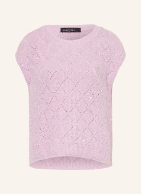 MARC CAIN Sweater vest with sequins