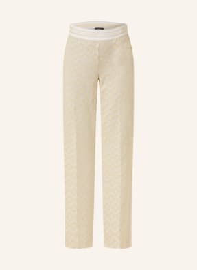 CAMBIO Wide leg trousers FRANCIS with glitter thread