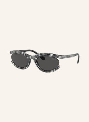 SWAROVSKI Okulary przeciwsłoneczne SK6006 z ozdobnymi kamykami