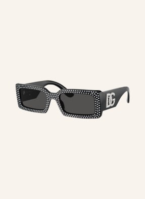 DOLCE & GABBANA Sonnenbrille DG4447B mit Schmucksteinen