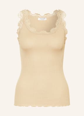 rosemunde Silk top BABETTE with lace