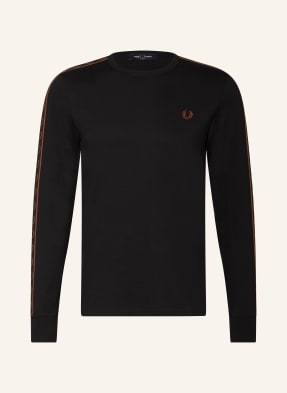 FRED PERRY Longsleeve mit Galonstreifen 