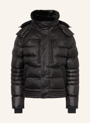 WELLENSTEYN Quilted jacket STARSTREAM with removable hood and faux fur