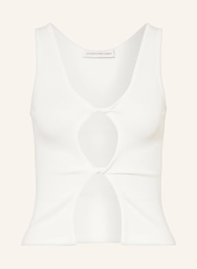 CHRISTOPHER ESBER Top OPEN TWIST TANK with cut-out