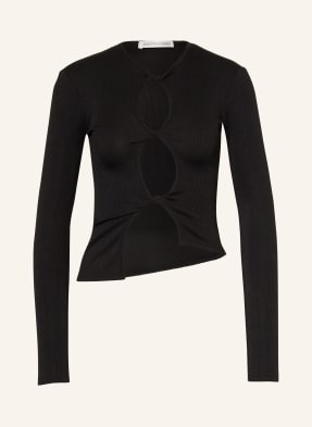 CHRISTOPHER ESBER Long sleeve shirt OPEN TWIST with cut-outs