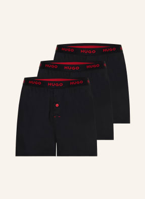 HUGO 3-pack woven boxer shorts