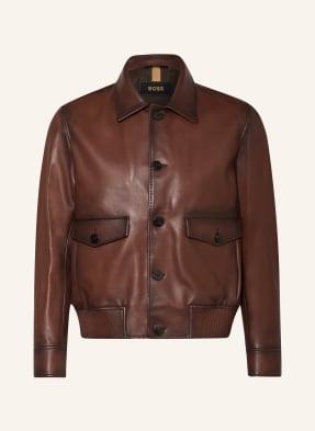 BOSS Leather jacket L-MAINT