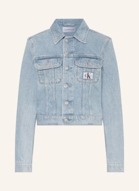 Calvin Klein Jeans Cropped džínová bunda