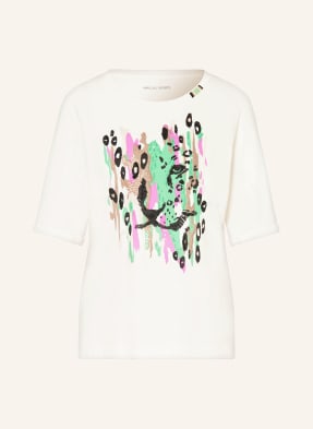 MARC CAIN T-shirt with sequins and decorative gems