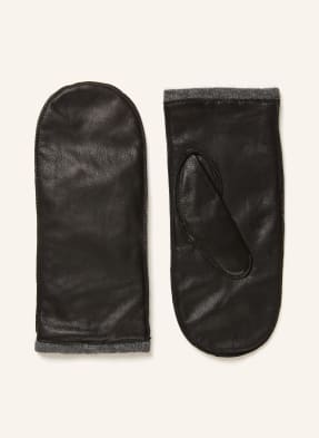 COS Mittens made of leather