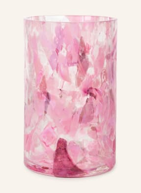 STORIES OF ITALY Vase WATERCOLOR RUBY TALL