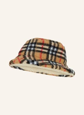 BURBERRY Bucket-Hat aus Teddyfell