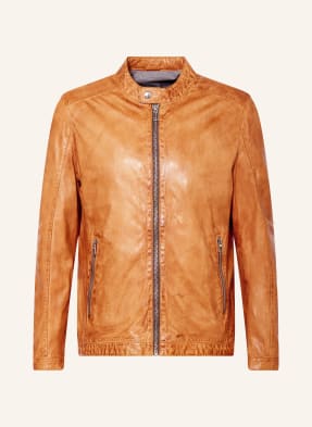 MILESTONE Leather jacket MSLACONA