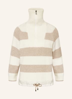BOGNER Half-zip sweater DORA in mixed materials