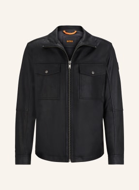 BOSS Leather jacket JONOVA1