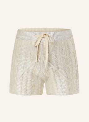 MRS & HUGS Knit shorts with glitter thread