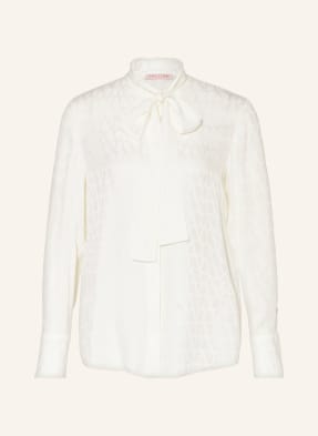 VALENTINO Bow-tie blouse in silk