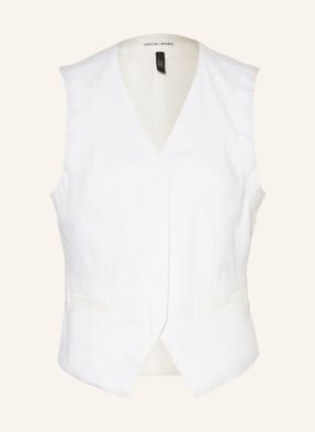 MARC CAIN Blazer vest with linen