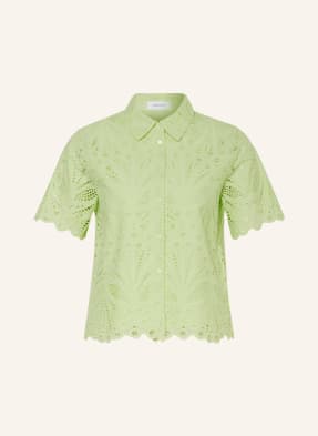 darling harbour Blouse made of broderie anglaise