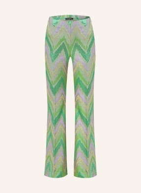 Ana Alcazar Knit trousers with glitter thread