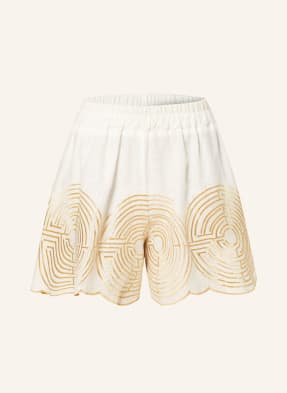 Greek Archaic Kori Linen shorts LABYRINTH