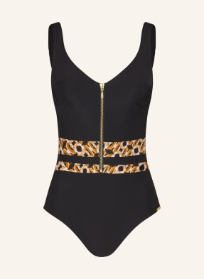Charmline Shaping swimsuit ANIMAL ACCENTS