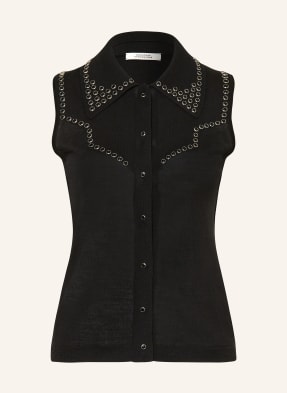 DOROTHEE SCHUMACHER Knit top REFINED ESSENTIALS TOP with rivets