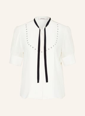 DOROTHEE SCHUMACHER Silk blouse PLEATED BEAUTY BLOUSE with rivets