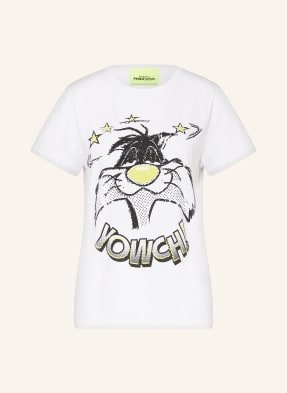 FrogBox T-shirt z obszyciem ozdobnymi kamykami