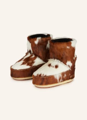 MOON BOOT Moon boots ICON LOW in real fur